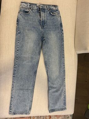 Reformation High-Rise Jeans in Light Blue Wash